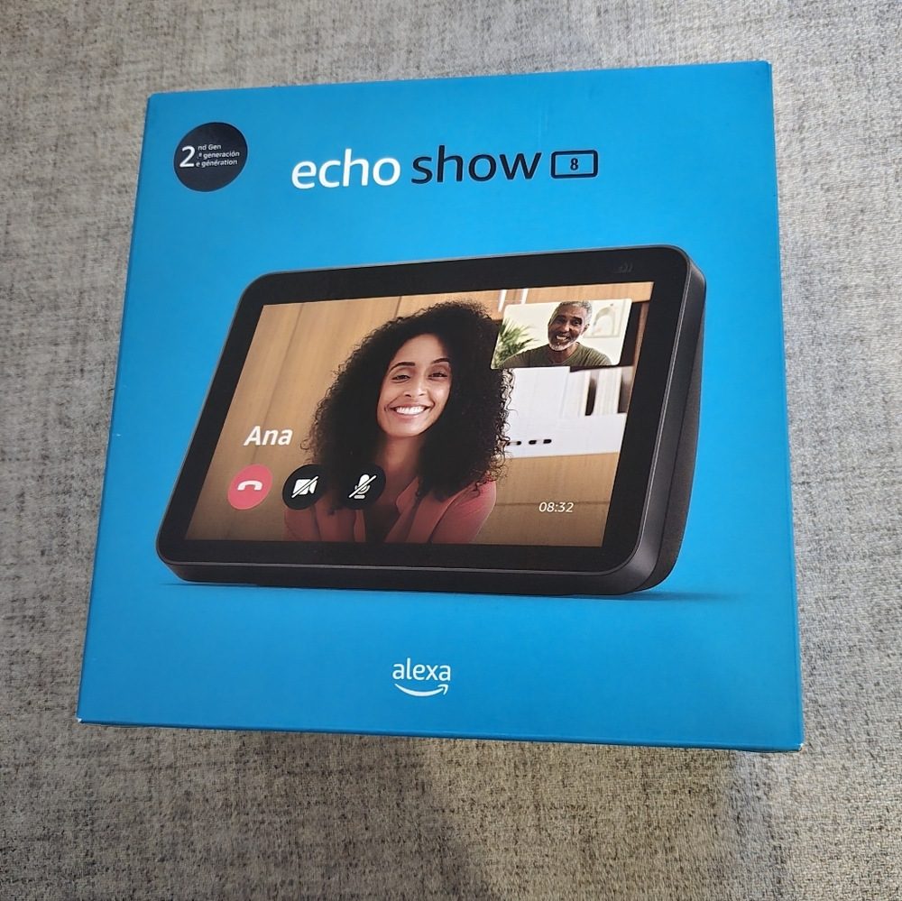 Echo Show 8 2nd Generation Black Smart Display with Alexa